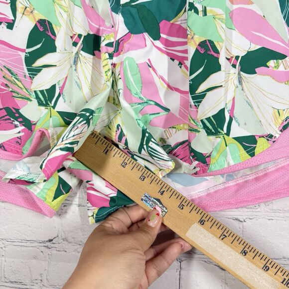 Athletic Shorts Women Plus Size XXL Multicolor Vibrant Colors Gym Run Lined Dry - Picture 7 of 10